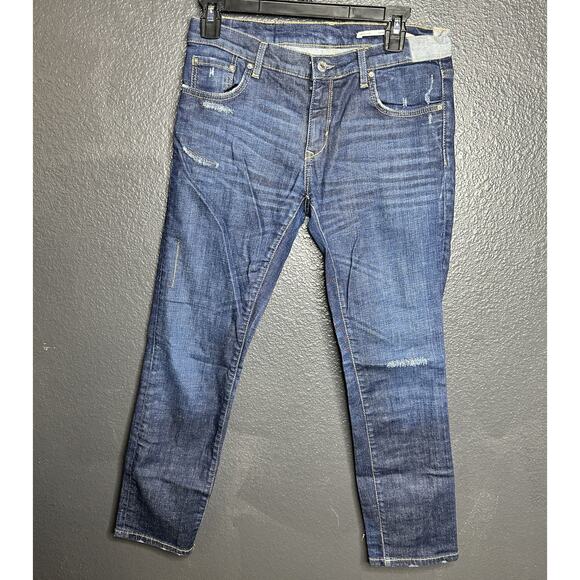 Zara Woman Medium Rise Relaxed Fit Denim Jeans Women's Size US 4 - Picture 3 of 9